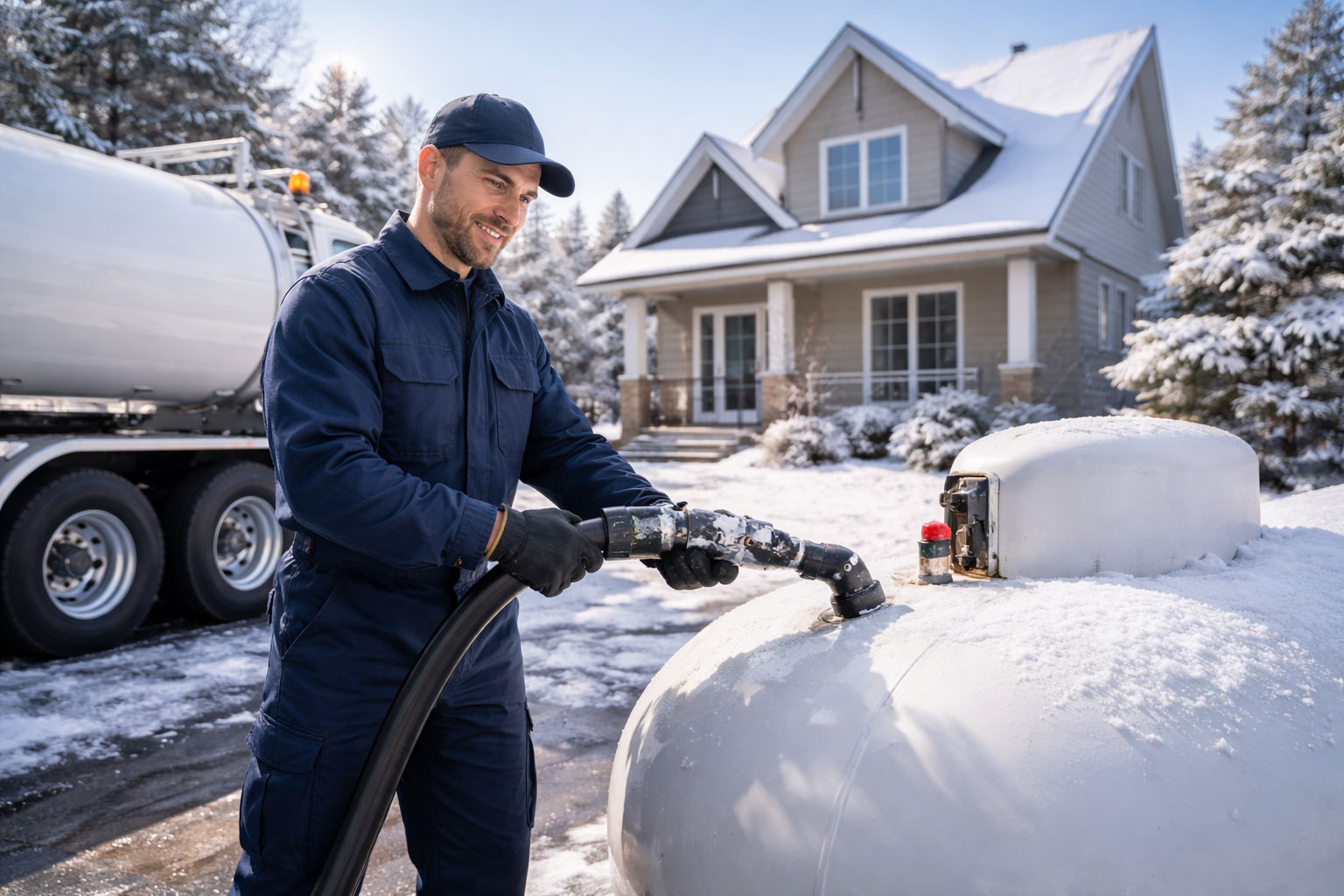 Tankowanie zbiornika na gaz – Wałbrzych